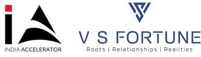 India Accelerator and VS Fortune Logos